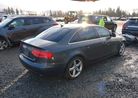2009 Audi A4 3.2 Premium Plus from USA, damaged, VIN WAUMK78K79A109148